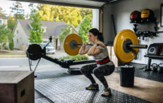 Silver Rock’s $4bn fund follows ‘barbell’ allocation strategy Photo of a fit woman performing a front squat with a heavy barbell in her home garage gym during covid-19 pandemic. Woman lifting a barbel and performing heavy powerlifting exercises. Power clean exercise. Focusing on core strength improvement.
