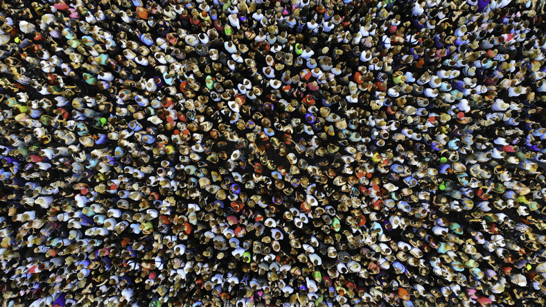 Image of a big crowd.