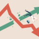 Non-listed BDC fundraising at lowest quarterly level in six years Illustration depicting fundraising.