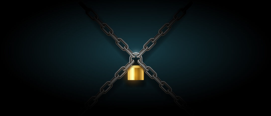 Chains-and-lock