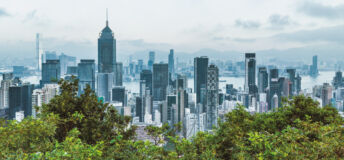 Image of the Hong Kong skyline.