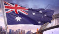 FC Capital: Australia gears up for an influx of LP capital Australian flag waving over Sydney
