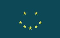 Arcmont outlines the opportunity for European private credit Rearranged European Union flag with the stars forming a happy face.