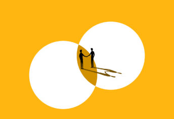 Florida SBA explores multibillion-dollar portfolio sale Mergers, acquisitions, and business deals, collaborations, partnerships, handshakes. vector