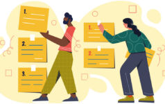 Davis Polk on the differences between equity and credit secondaries A man and a woman write on post it notes