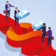 Colbeck secures $400m for strategic income fund Illustration of businessmen exchanging money
