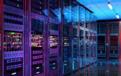 Interior of a data centre