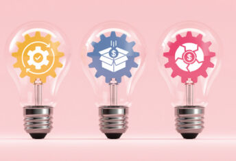 Three forces reshaping fund finance An illustration of three lightbulbs