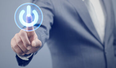 Getty - launch or start button
