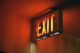 Exit sign